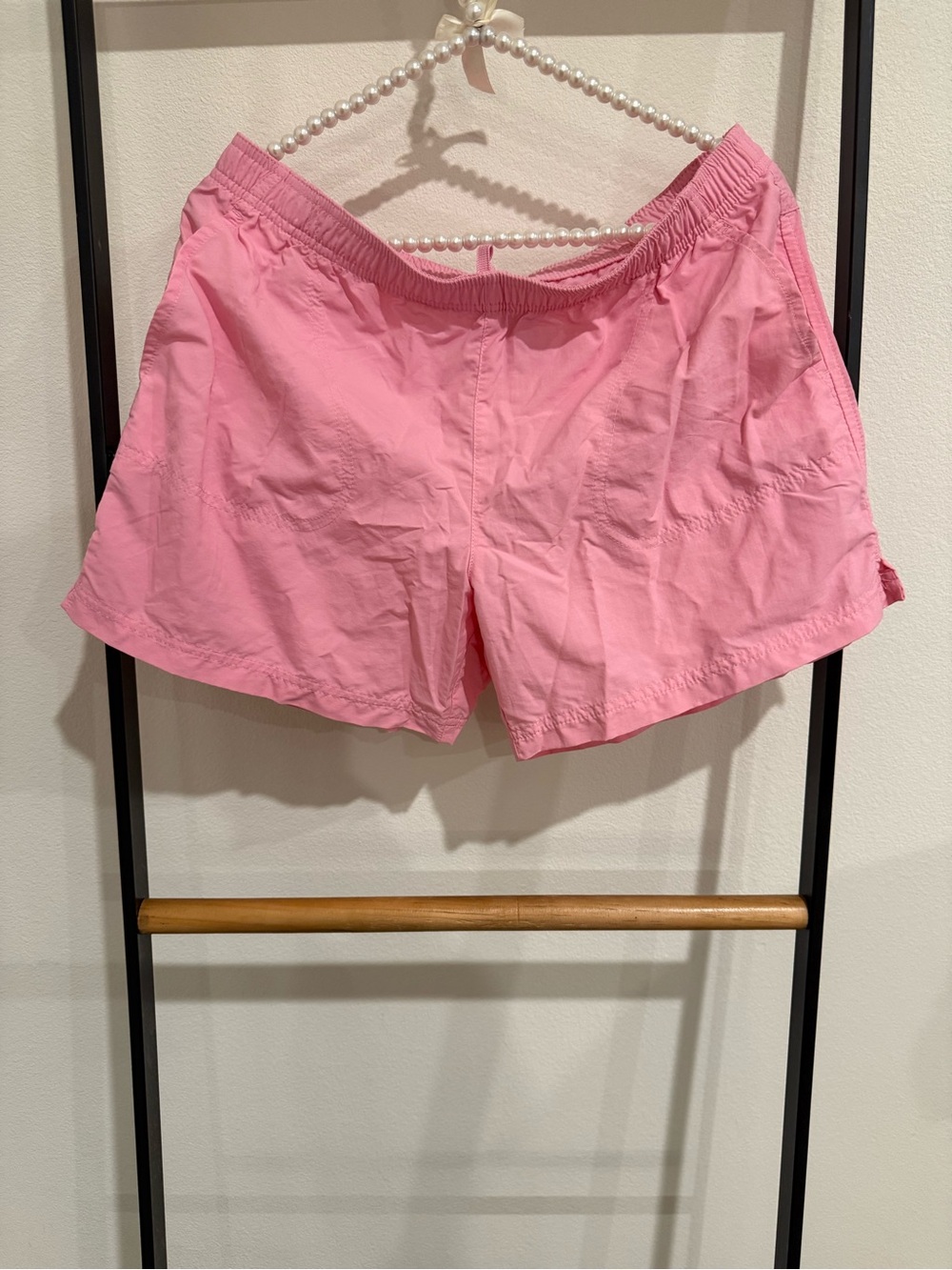 Columbia Women’s Pink Athletic Elastic-Waist Shorts